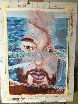 Frank Lipke, Am Strand, 2020
