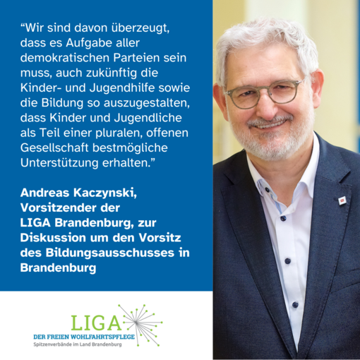 Bild von Andreas Kaczynski mit einem Zitat zum Bildungsausschuss für den Landtag aus dem Pressetext